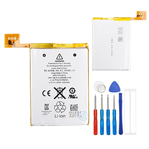 E-yiiviil Batteria di ricambio 616 – 0619 compatibile con iPod Touch 5 5th Generation con strumenti