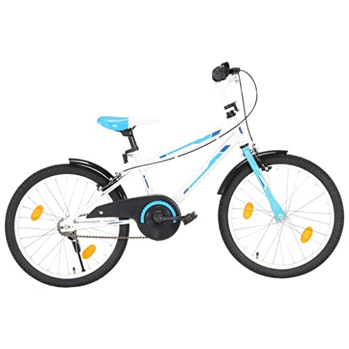 Lechnical Bici per Bambini 20 Pollici Blu e Bianca,Bicicletta,Bicicletta Bambina,Premium Bici da Bambino