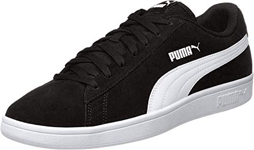 PUMA Smash V2, Scarpe da trail running Unisex - Adulto, Nero (Puma Black Puma White Puma Silver), 45 EU