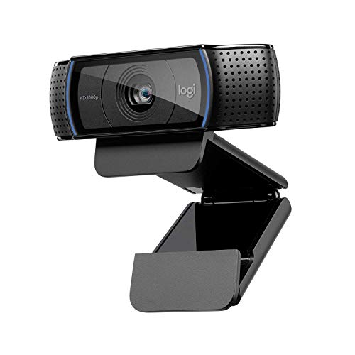 Logitech C920 Hd Pro Webcam, Videochiamata Full Hd 1080P/30Fps, Audio Stereo, ‎Funziona Con Skype, Zoom, Facetime, Hangouts, ‎‎Streaming, Pc/Mac/Laptop/Tablet/Chromebook, Nero