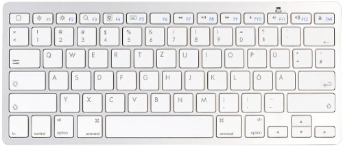 GeneralKeys Esterno tastiera i phone: Tastiera ultra sottile con bluetooth per kompatibel mit iPhone, iPad & Co. (Tavoletta tastiera)