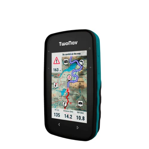 TwoNav - GPS Cross - Multisport Bicicletta Ciclismo MTB Escursionismo Trekking/Compatto e leggero/Schermo 3,2' / Autonomia 20 h/Memoria 32 GB/Carta topografica inclusa