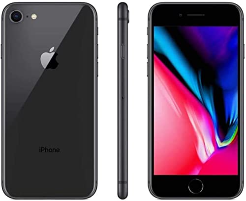 Apple iPhone 8 64GB Sbloccato in Fabbrica Grigio Siderale (Ricondizionato)Se Acquistate un iPhone da iShakehands-EU, Riceverete in Omaggio un Supporto per il Telefono, di Colore Casuale