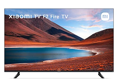 Xiaomi F2 43' Smart Fire TV 108 cm (4K Ultra HD, HDR10, senza bordi metallici, Prime Video, Netflix, Controllo vocale Alexa, HDMI 2.1, Bluetooth, USB, Triplo Tuner)