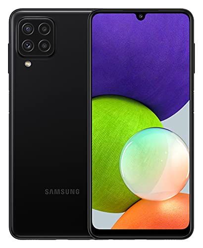 Samsung Galaxy A22 4G Smartphone 6,4 Pollici, Display Infinity-U HD+, Telefono Cellulare Android 11, Tripla fotocamera posteriore, 4GB RAM e 64GB, Batteria 5.000 mAh, Black [Versione Italiana] 2021