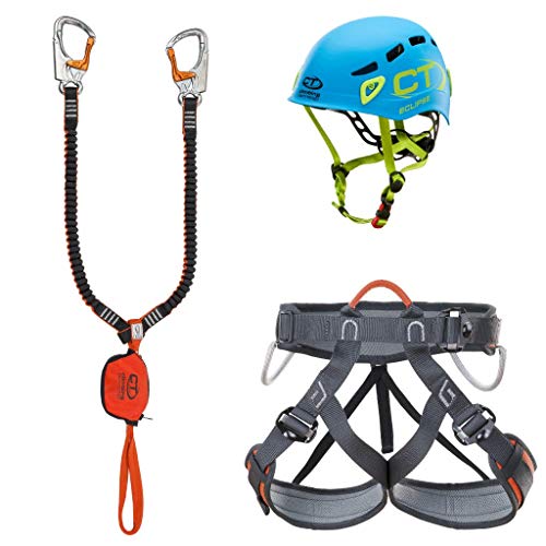 Climbing Technology Kit FERRATA Plus Eclipse, Set Unisex Adulto, Multicolore, Taglia Unica