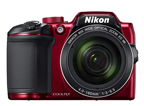 Nikon COOLPIX B500 Fotocamera da 16MP, 1/2.3', CMOS, 4608 x 3456 Pixels, Rosso