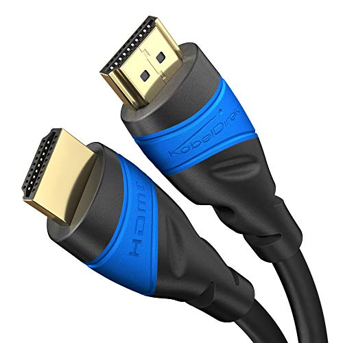 KabelDirekt – 5 m – Cavo HDMI 4K (4K@60 Hz per Una spettacolare Esperienza Ultra HD – High Speed con Ethernet, Compatibile con HDMI 2.0/1.4, Blu-ray/PS4/PS5/Xbox Series X/Switch, Nero)