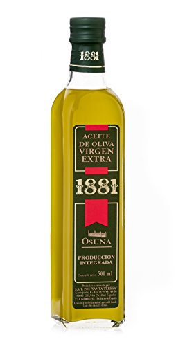 1881 Olio di Oliva Vergine, Alta Selezione (scatola di vetro della due-bottiglia 0,5 lt) Ricca di Antiossidanti Natural