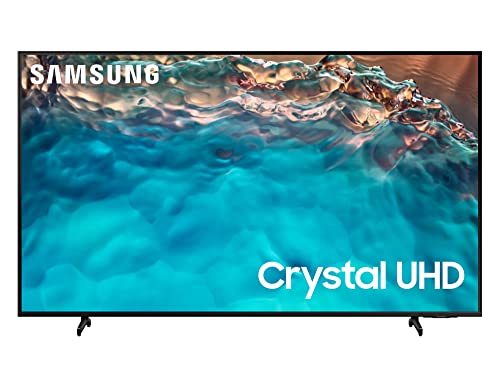 Samsung TV Crystal UHD UE43BU8070UXZT, Smart TV 43' Serie BU8070, Crystal UHD 4K, Alexa e Google Assistant integrati, Black, 2022, DVB-T2