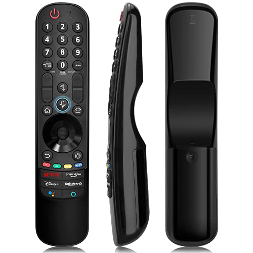 Angrox MR21GA Magic Telecomando per LG Magic TV, Magic Telecomando per LG 2021 4K 8K UHD OLED QNED NanoCell Smart TV, con puntatore e funzione vocale,