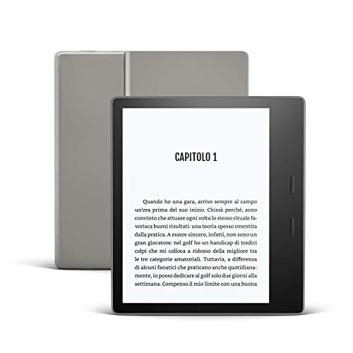 Kindle Oasis - Ora con tonalità della luce regolabile - Resistente all’acqua, 32 GB, Wi-Fi, Grafite