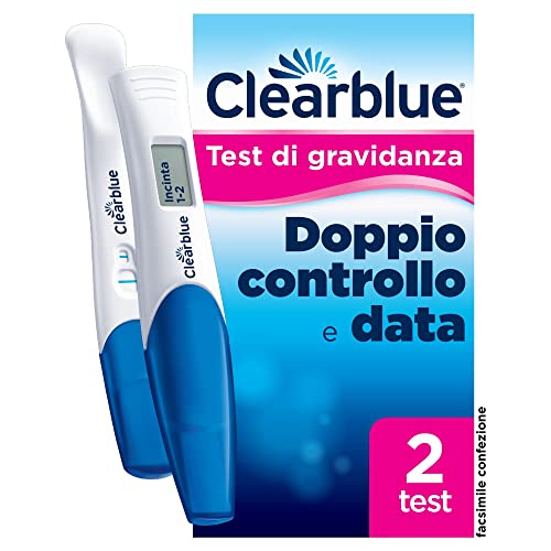 Clearblue Test di Gravidanza Digitale con Indicatore delle Settimane, ti dice anche da quante settimane sei incinta, 2 Test Digitale