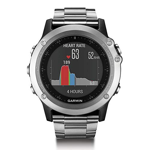 Garmin Fenix 3 HR GPS Watch with Titanium and Sport Bands