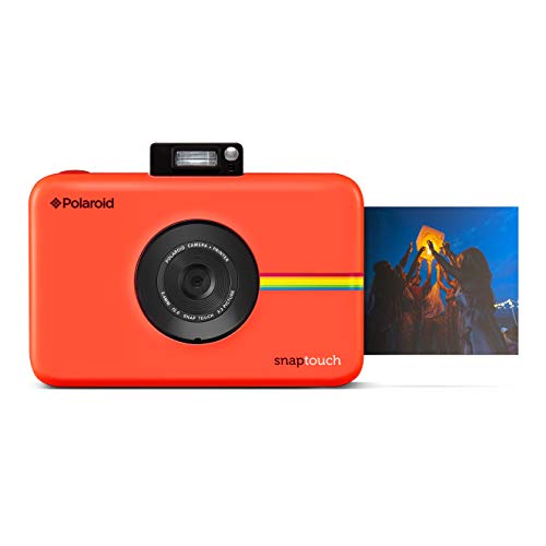 Polaroid Snap Touch - Fotocamera digitale a stampa istantanea Zink Zero con schermo LCD, rosso