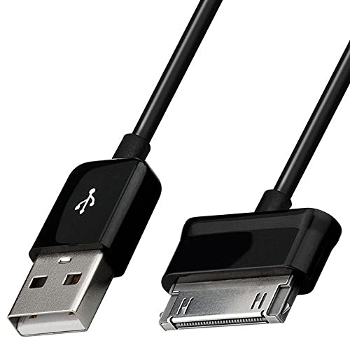 OcioDual Cavo Dati USB Carica Ricarica Charge Cable Nero per Samsung Galaxy TAB 2 10,1'' P5100 P5110 Nero