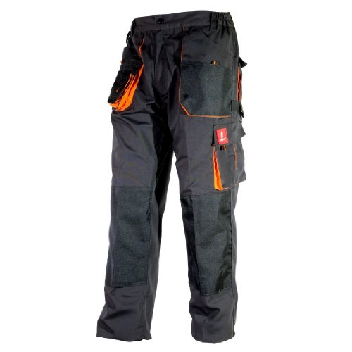 URG-A, pantaloni protettivi da lavoro Graphit/Orange 48