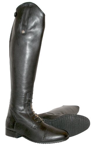 Mark Todd, Full Zip Leather Field Boot, Stivali da equitazione, Unisex adulto, Nero, 45 Wide