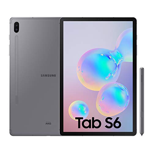 Samsung Galaxy Tab S6 Tablet da 10.5' (256 GB, S Pen inclusa, schermo sAMOLED, Wifi) Grigio [Versione Spagnola]