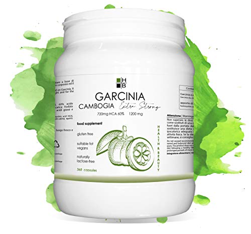 GARCINIA Cambogia EXTRAForte HB | 1200 mg | 720 mg HCA | 360 cps | Prodotto Italiano