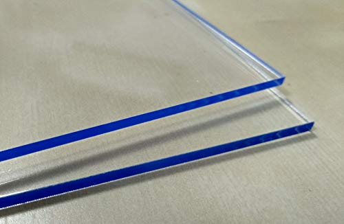 Laserplast Foglio in metacrilato trasparente 5 mm A3 DINA3 (297 x 420 mm) - Varie misure A1 A2 A3 A4 A5 - Piastra Acrilico Trasparente - Piastra Metacrilato - Lamina di plastica - PMMA