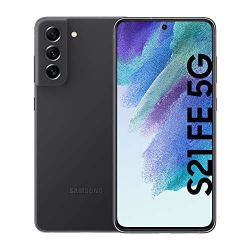 Samsung Galaxy S21 FE 5G Smartphone Android 128GB SIM Free Display 6.4' Dynamic AMOLED 2X, 3 Fotocamere Posteriori, Grigio (Graphite) [Versione Italiana]