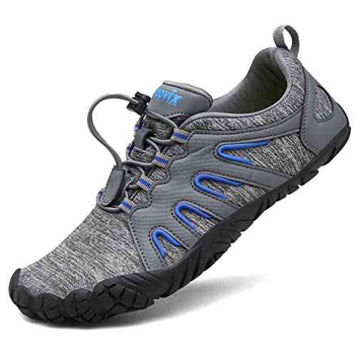 Scarpe da Trekking Uomo Donna Sportive Corsa Trail Running Sneakers Fitness Casual Basse Estive Running all'Aperto Ginnastica grigio/blu47
