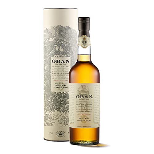 Oban 14 Anni Single Malt Scotch Whisky con Astuccio - 700 ml