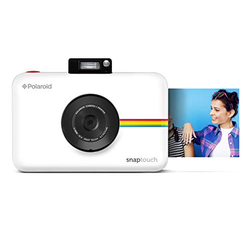 Polaroid Snap Touch 2.0 – Fotocamera digitale istantanea portatile da 13 MP, con Bluetooth integrato, display LCD touchscreen, video 1080p, tecnologia Zink Zero Ink e una nuova app, bianco