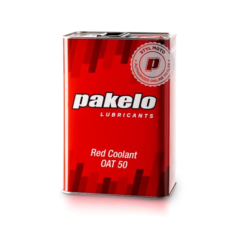Liquido ANTIGELO Rosso per Auto -38°C PAKELO Red COOLANT Oat 50 Pronto all'Uso (5 Litri)