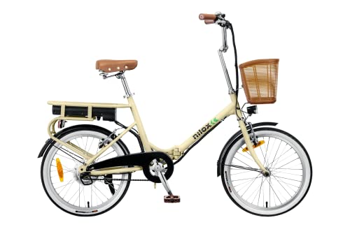 Nilox E-Bike J1 Plus, Bici Elettrica Pieghevole Con Pedalata Assistita, 40 Km Di Autonomia, Fino A 25 Km/H, Multicolore