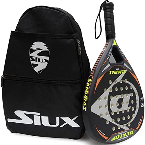 Dunlop - Racchetta da paddle Samurai Soft + tracolla Siux / migliori racchette polivalente per uomo donna bambino e ragazzo/alto controllo e potenza in ogni colpo di palline.