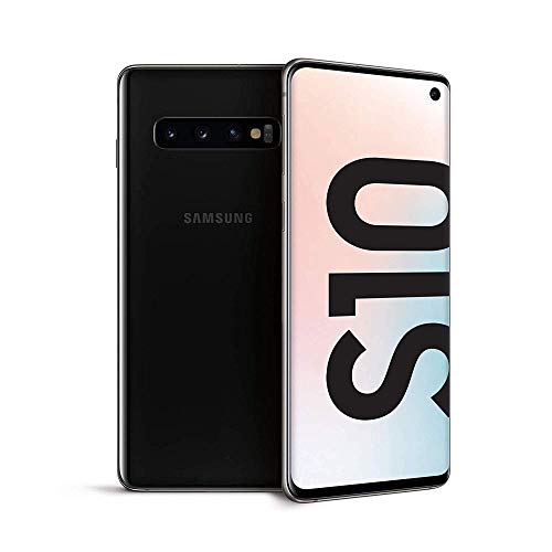 Samsung Galaxy S10 Display 6.1', 128 GB Espandibili, RAM 8 GB, Batteria 3400 mAh, 4G, Dual SIM Smartphone, Android 9 Pie [Versione Italiana], Nero (Prism Black) (Ricondizionato)