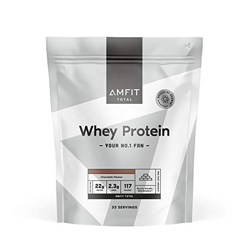 Marchio Amazon - Amfit Nutrition Proteine del Siero di Latte in Polvere 1kg - Cioccolato (precedentemente marchio PBN)
