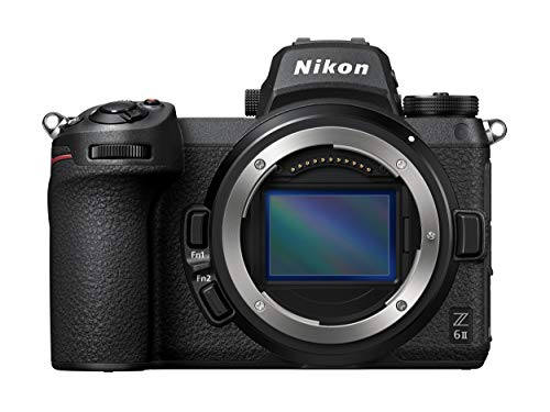 Nikon Z6II Body Fotocamera Mirrorless Full Frame, CMOS FX da 24.5 MP, 273 Punti AF, Mirino OLED da 3.690k Punti Quad VGA, 4K, LCD 3.2', Nero, [Nital Card: 4 Anni di Garanzia]