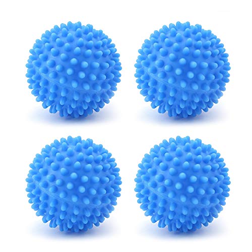 4 palle per lavatrice e asciugatrice, riutilizzabili, palle per bucato, effetto ammorbidente