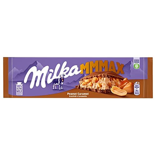 Milka Mmmax Arachidi e caramello tavoletta di cioccolato - 276g