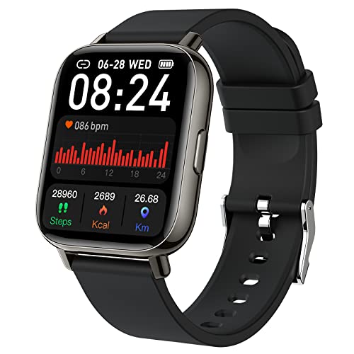2023 Smartwatch Uomo Donna, Smart Watch 1,69' Orologio Intelligente con Contapassi Sonno Cardiofrequenzimetro, Impermeabil IP68, 24 Sportivo, Notifiche Messaggi, Motast Fitness Tracker per Android iOS