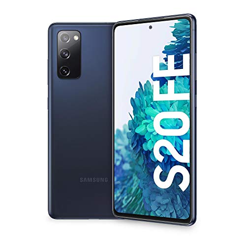 Samsung Smartphone Galaxy S20 FE, Display 6.5' Super AMOLED, 3 Fotocamere Posteriori, 128 GB Espandibili, RAM 6GB, Batteria 4.500mAh, Hybrid SIM, (2020), Navy (Cloud Navy)