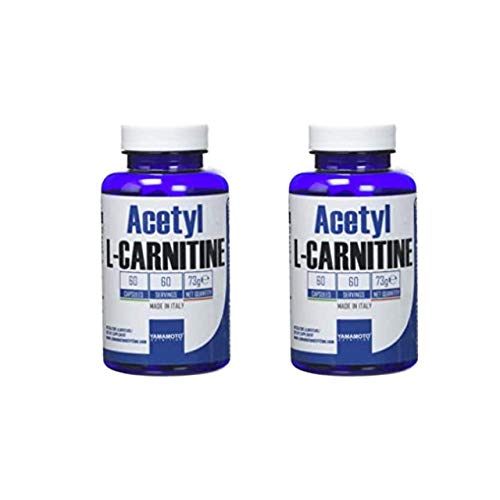 Yamamoto Nutrition Acetyl L-CARNITINE 1000mg integratore alimentare a base di Acetil L-Carnitina 60 capsule (120 compresse (2 confezioni))