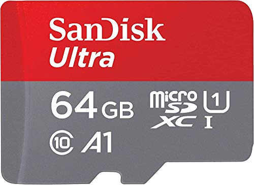 SanDisk Ultra Scheda di Memoria microSDXC con Adattatore SD, fino a 120 MB/s, Prestazioni dell'App A1, Clase 10, U1, 64 GB