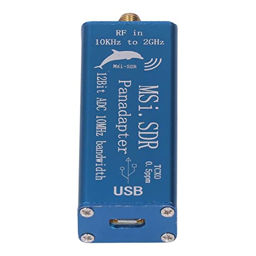 Set ricevitore radio MSI SDR Kit moduli di ricezione segnale 10kHz‑2GHz Chip ADC a 12 bit Componente elettronico definito dal software per console SDRuno HDSDR SDR
