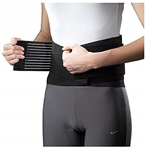 Fascia schiena elastica, fascia lombare,sollievo sciatica,ernia disco,taglia regolabile con elastico dalla S alla XL per donne e uomini