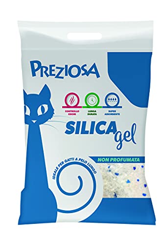 DIGMA SILICA GEL 6.5 Kg - Lettiera in gel di silice super assorbente da 17 Lt