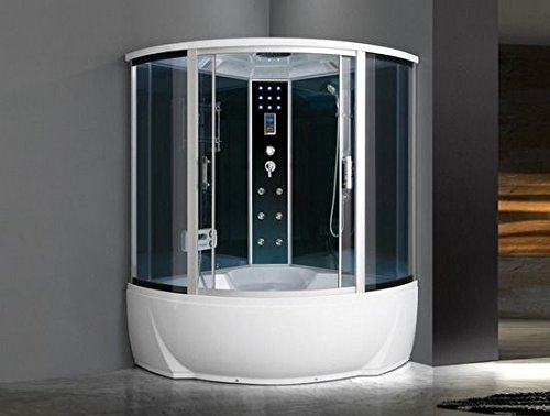 BagnoItalia Cabina idromassaggio 150x150 6 getti con vasca box doccia multifunzione sauna bagno turco I
