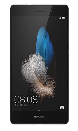Huawei P8 Lite Smartphone, Display 5' IPS, Processore Octa-Core 1.2 GHz, Memoria Interna da 16 GB, 2 GB RAM, Fotocamera 13 MP, monoSIM, Android 5.0, Nero [Italia]