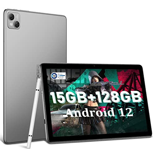 DOOGEE T10 Tablet 10,1 Pollici FHD+, 15GB RAM + 128GB ROM (TF 1TB), Android 12 Tablet con Batteria da 8300 mAh, Processore Octa-Core, Dual 4G LTE, WiFi 2,4/5G, Certificazione TÜV, 13 MP + 8 MP