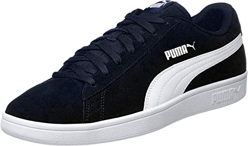 PUMA Smash V2, Scarpe da trail running Unisex - Adulto, Blu (Peacoat Puma White), 43 EU