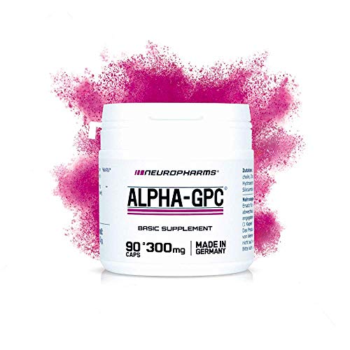 Alpha-GPC Nootropic 90 capsule da 300 mg 100% (L-Alpha glicerilfosforilcolina) vegano