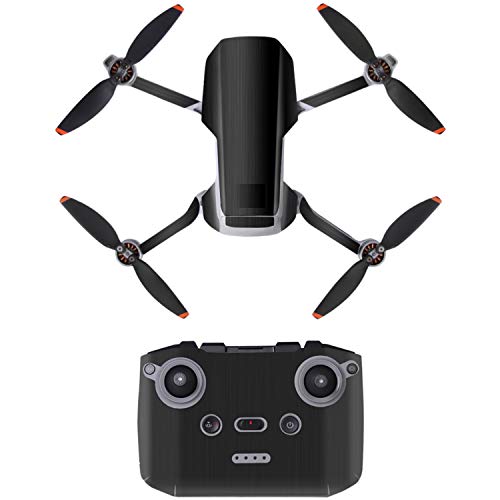 Trattamento estetico per Drone DJI MAVIC MINI 2, design in metallo nero, set completo di adesivi per drone e controller, adesivo speciale 3M, kit di adesivi per skin mimetica, decorazione per Mini 2